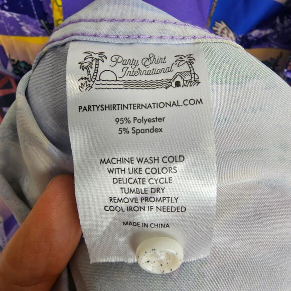 PSI International Shirt Men M Novelty Westminster University SS Button School - Picture 8 of 9